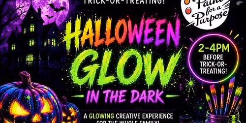 GLOW-IN-THE-DARK HALLOWEEN PAINT NIGHT