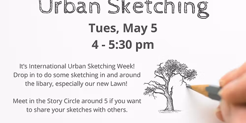 Urban Sketching at the Library