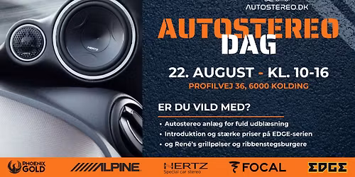 \ud83d\udd0aAUTOSTEREODAG AUGUST 2026 \u2013 Hvor lyd bliver til livsstil!\ud83d\udd0a