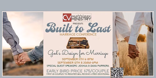 Built to Last Marriage Conference