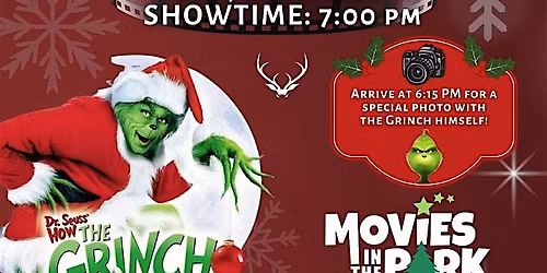 Movies in the Park: How The Grinch Stole Christmas