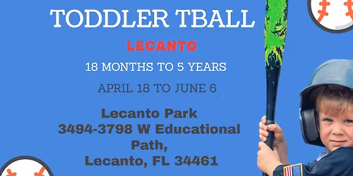 LECANTO TODDLER TBALL