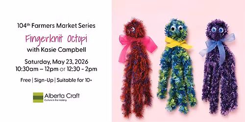 Fingerknit Octopi with Kasie Campbell