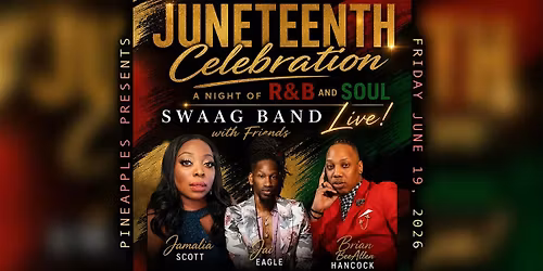 R&B\/Soul Night with SWAAG & Friends at Pineapples
