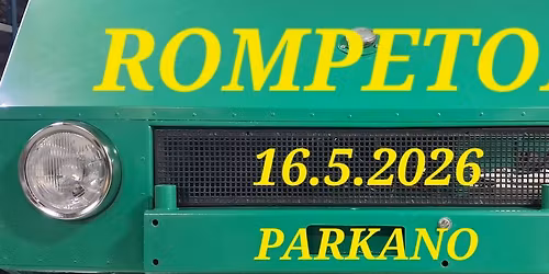 Rompetori Parkanossa la 16.5. klo 9-14