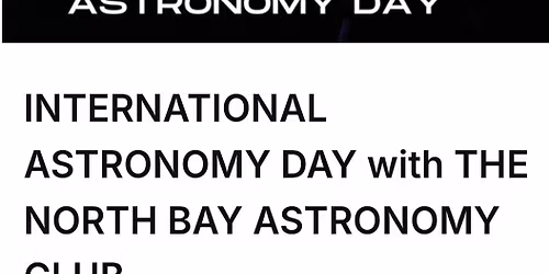 INTERNATIONAL ASTRONOMY DAY 