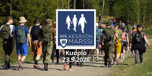 MPK Kes\u00e4y\u00f6n marssi Kuopio Hotelli IsoValkeinen 23.5.2026