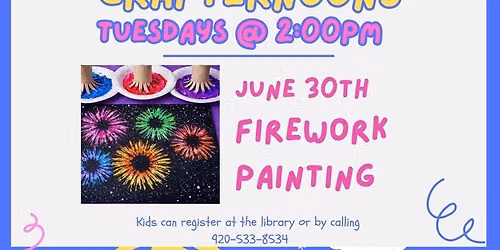 Firework Painting Kids Crafternoon