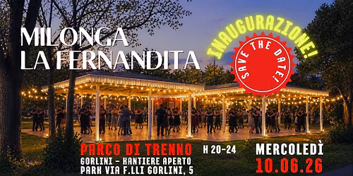 INAUGURAZIONE DELLA FERNANDITA! NEL PARCO DI TRENNO, UN EVENTO CHE NON PUOI PERDERE...