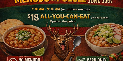 Menudo & Pozole all you can eat 