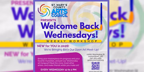 Welcome Back Wednesdays (weekly workshops)
