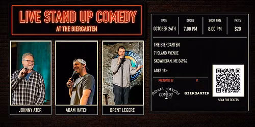 Comedians Adam Hatch & Johnny Ater at The Biergarten