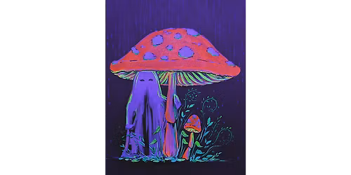 Ghost in the Rain - Black Light - Paint and Sip in Phoenix | Classpop!\u2122