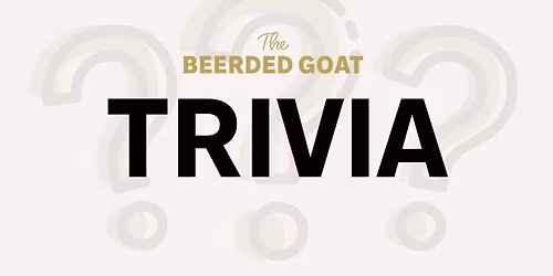 Trivia at The Beerded Goat