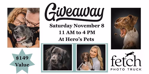 Hero's Pets Event: Fetch Photo Truck Giveaway