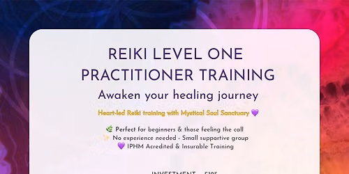 August Accredited Reiki Level 1 Training (First Degree) \u2013 Ryde Isle of Wight
