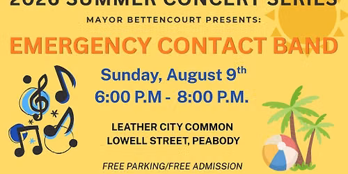 2026 Summer Concert Series: Emergency Contact Band
