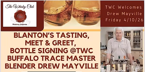 Blanton's Tasting at TWC with Drew Mayville, Buffalo Trace Master Blender