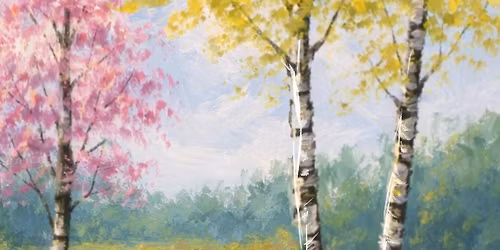 "Spring Stream" Painting Class!