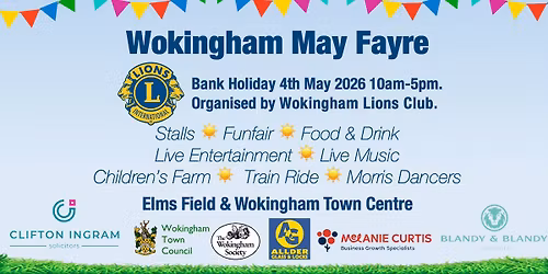 Wokingham Lions May Fayre 2026