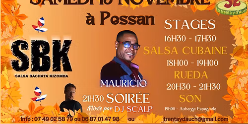 Stages avec Mauricio Oroceno Laguna & Soir\u00e9e SBK avec DJ Pascal