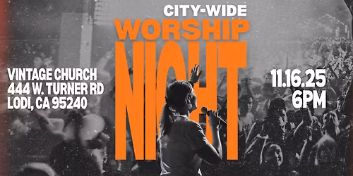 City-Wide Worship Night & Giving Thanks