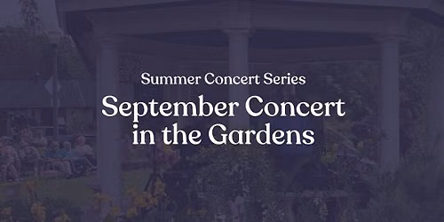 September Concert in Rockway Gardens