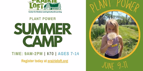 Plant Power Camp-Prairie Loft