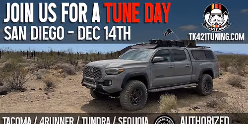 San Diego (Clairemont) 12\/14\/25 - Tacoma\/Tundra\/4Runner\/FJ\/GX - OTT Tune Day