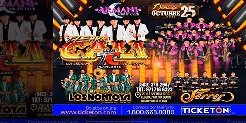 TIERRA CALI DE HNOS, PLANCARTE, BANDA LOS MONTOYA & MAS 