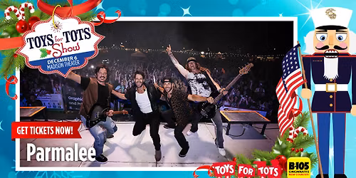 B-105 Toys For Tots Show featuring Parmalee