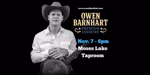 Owen Barnhart LIVE @ Moses Lake Taproom!