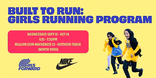 Built to Run: Girls Running Program - North York