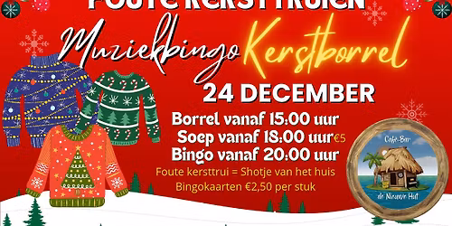 Foute Kersttruien Kerstborrel & Muziekbingo