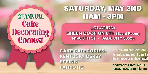 Dade City Center for the Arts Cake Decorating Contest