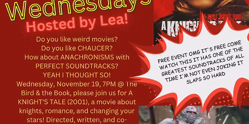 Weird Movie Wednesday: A Knight's Tale