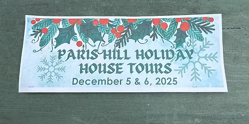 Paris Hill Holiday House Tour