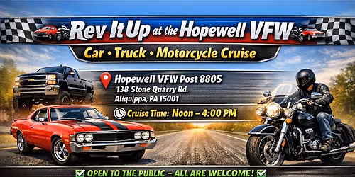 Rev It Up at the Hopewell VFW!