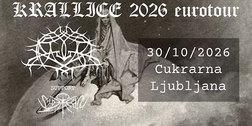 30. 10. Krallice, Siderean - Kavarna Cukrarna