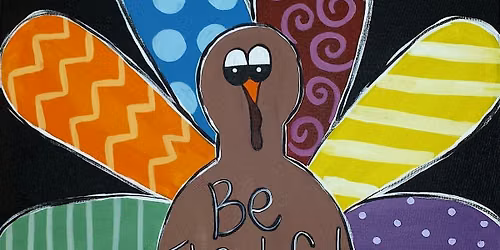 Kid's Canvas Paint Night - Thanksgiving Turkey