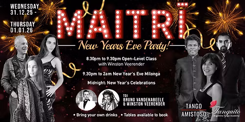Special Milonga Maitri - 31.12.2025