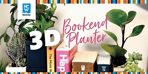 3D Bookend Planter