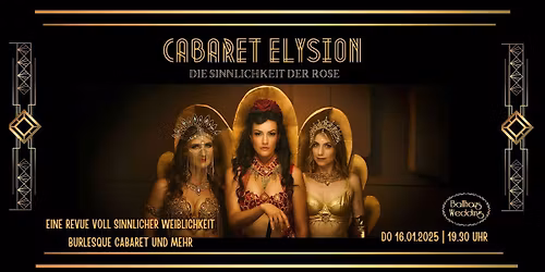 Cabaret Elysion - Die Maskerade-Burlesque Night