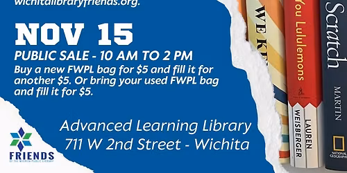 Nov 15 Used Book Sale