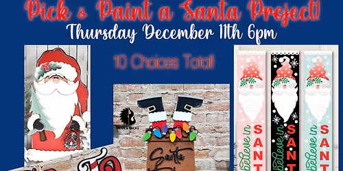 Pick & Paint a SANTA Project! 10 options \ud83c\udf85\ud83c\udffc\ud83c\udf85\ud83c\udffe