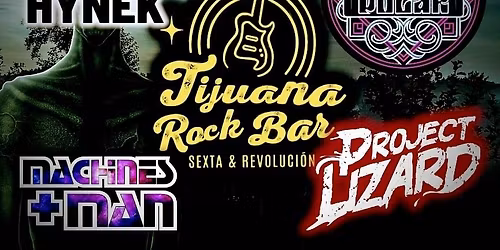 HYNEK @TijuanaRockBar - SÁBADO 14 MAR 2026 | 8:00PM