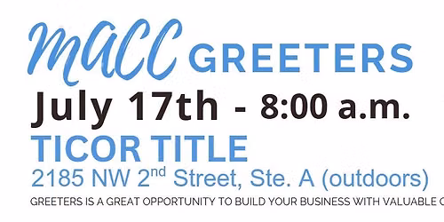 Chamber Greeters at Ticor Title