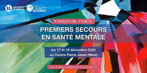 Formation Standard "Premiers Secours en Sant\u00e9 Mentale (PSSM)"