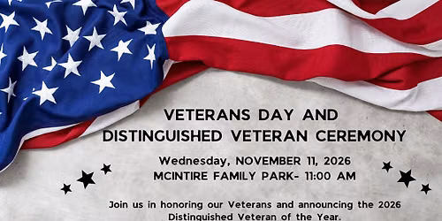 Veterans Day & Distinguished Veteran Ceremony