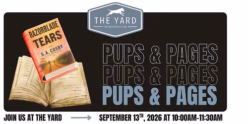 Pups & Pages at The Yard